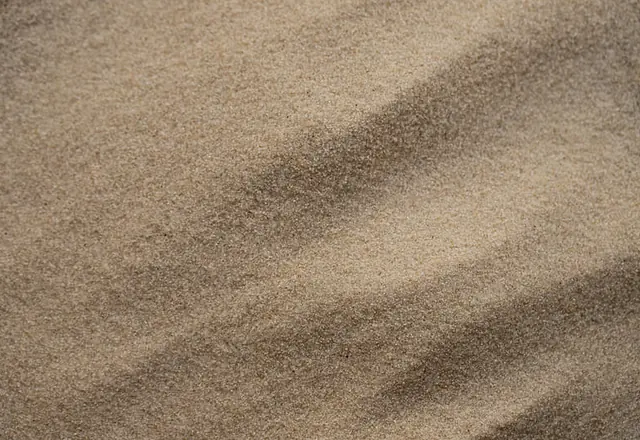 Areia fina — foto do material