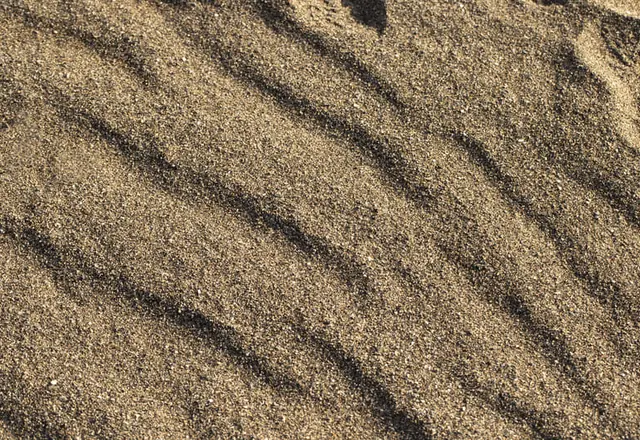 Areia média — foto do material